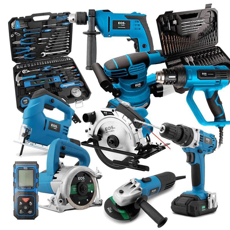 Kit Oficina Completa EOS Max Pro 110V - Kit Ferramentas Manuais